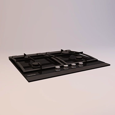 Siemens Gas Cooker: High-Quality and Efficient 3D model image 1 