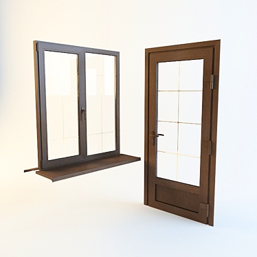 Cashmere Window & Door 3D model image 1 
