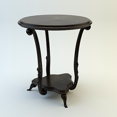 Round Side Table by Belcor 3D model image 1 
