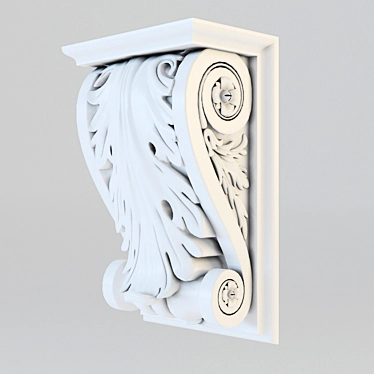 High-Polygon Bracket 3D model image 1 