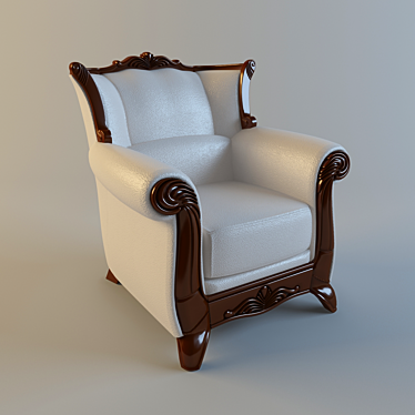 Regal Napoleon Armchair 3D model image 1 