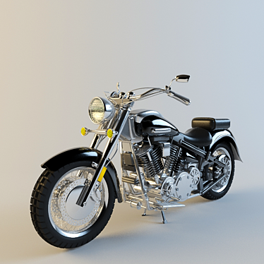 Yamaha Motorcycle: Power on Wheels 3D model image 1 