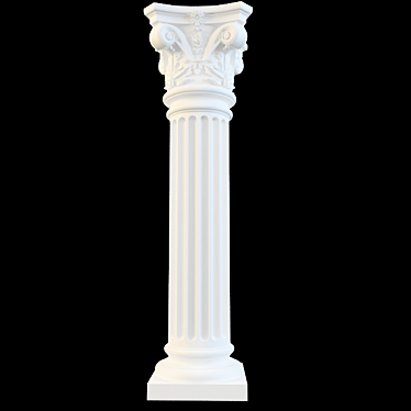 Elegant Stucco Mouldings & Accents 3D model image 1 