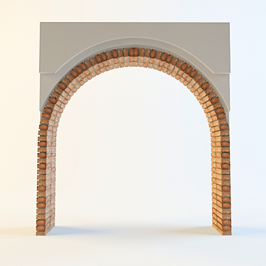 Brick Arch: Classic Elegance 3D model image 1 