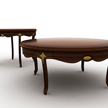 Elegant Angelo Cappellini Tables 3D model image 1 