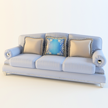 Luxury TURRI Royale Sofa 3D model image 1 