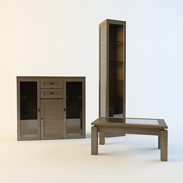 Ornate Furniture by Lazurit 3D model image 1 
