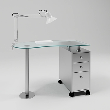 Artecno 195L Manicure Table 3D model image 1 