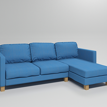 Cozy KARLSTAD Sofa Set 3D model image 1 