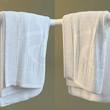 Luxury Soft Towel 3D model image 1 