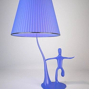 Whimsical "Little Man" Lamp 3D model image 1 