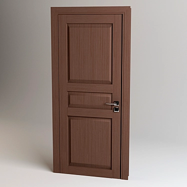 SJB Composito: Hidden Hinge Door 3D model image 1 