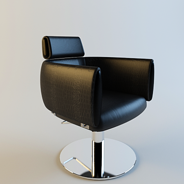 ErgoLux Salon Armchair 3D model image 1 