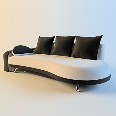 Prague Sofa: Luxurious Comfort for Your Home 3D model image 1 