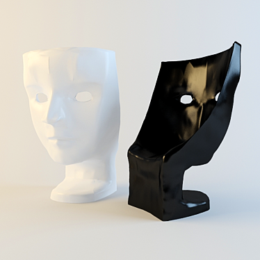 chairs in the form of masks