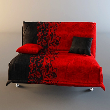 Elegant Geisha Sofa 3D model image 1 