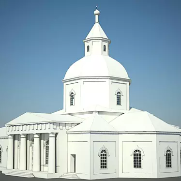 Revamped Uspenskaya Church 3D model image 1 