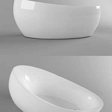 AVEO Villeroy Boch Bath: Freestanding Elegance 3D model image 1 