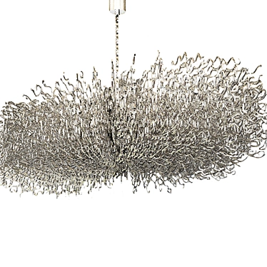 Oval Shape Chandelier | Modern Lighting 3D model image 1 