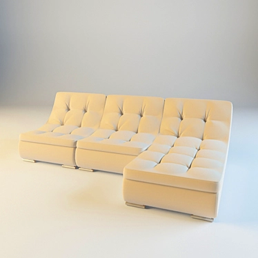 Title: Elegant Lawrence Sofa by Albert & Stein 3D model image 1 