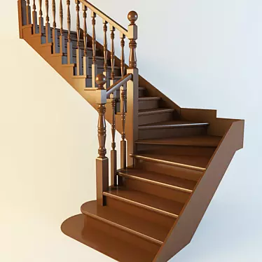 Home-use Ladder - Modern, Convenient. 3D model image 1 