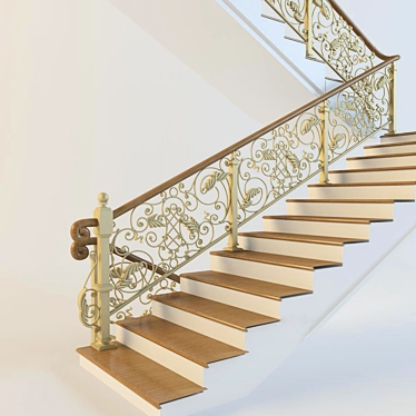 Versatile Home Use Ladder - Ideal for Private Homes 3D model image 1 