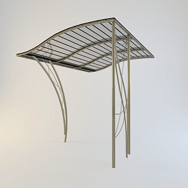 Outdoor Shelter Canopy 3D model image 1 