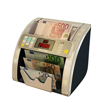 Cash Counter 3D model image 1 