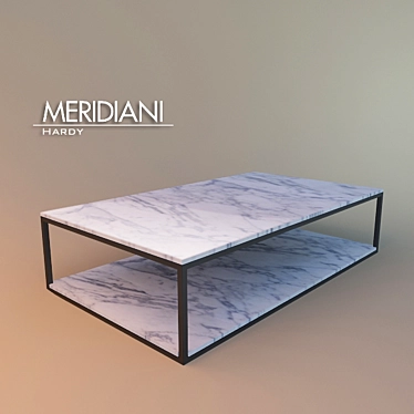 Hardy Minimalist Coffee Table 3D model image 1 