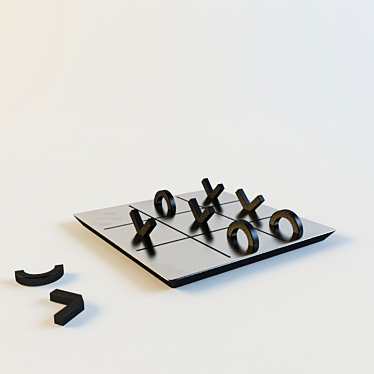 Title: Modern Checkers 3D model image 1 