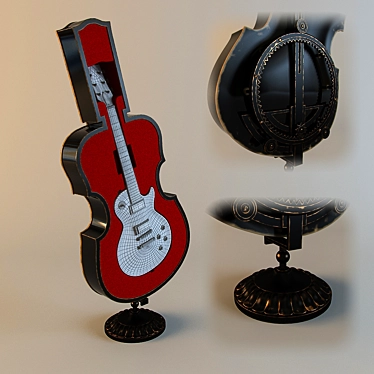 Versatile Guitar Stand | W-560mm, D-300mm, H-1440mm 3D model image 1 