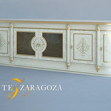 California TV Sideboard - Vicente Zaragoza 3D model image 1 