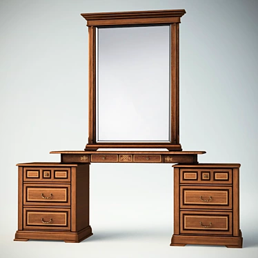 Enchanting Paganini Vanity Set 3D model image 1 