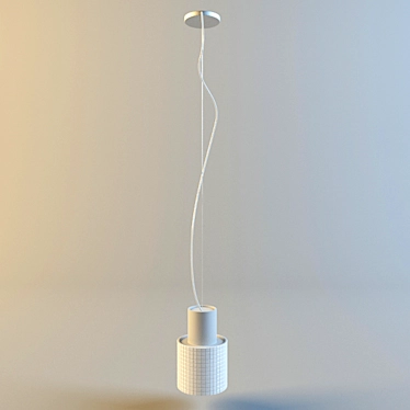 Mosaic Hanging Lamp 3D model image 1 