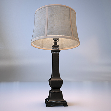 Elegant Porter Collection Desk Lamp 3D model image 1 