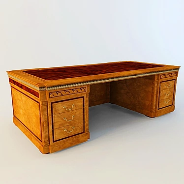 Emergroup Executive Desk 3D model image 1 