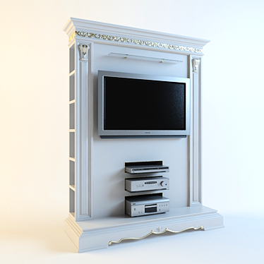 Bakokko TV Wall Unit - Sleek & Spacious 3D model image 1 