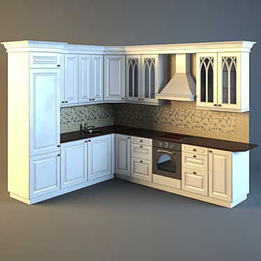 Lucia Shervurd Kitchen 3D model image 1 