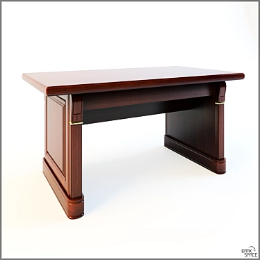 Napoli Writing Desk: Elegant and Functional 3D model image 1 