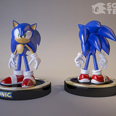 Reviving Sonic: Unforgettable Entertainment 3D model image 1 