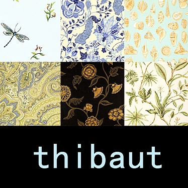 Thibaut’s American Wallpaper Textures 3D model image 1 