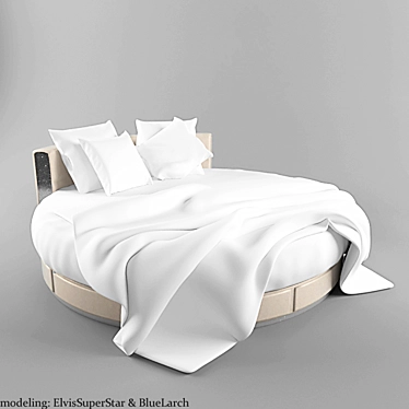 Cozy Dream Bed 3D model image 1 