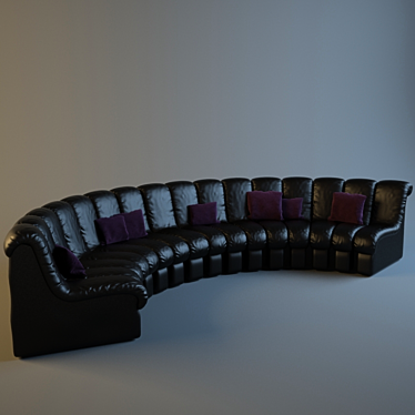 Radius Sectional Sofa 3D model image 1 