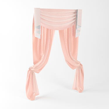 Versatile Window and Door Curtain 3D model image 1 