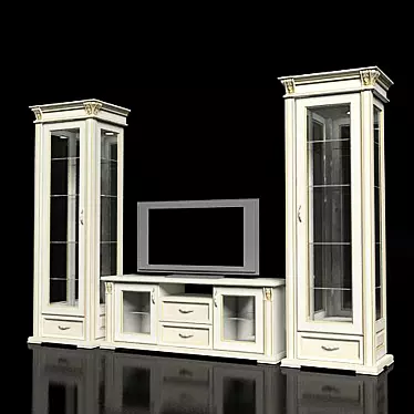 Elegant Living Room Set 3D model image 1 