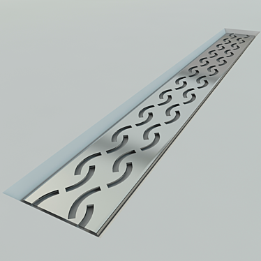 Flexible Shower Channel 3D model image 1 