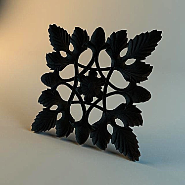 Title: Ornate Acorns Design Module 3D model image 1 