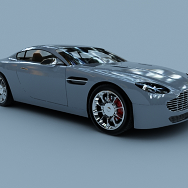 Luxurious Aston Martin DB8 3D model image 1 