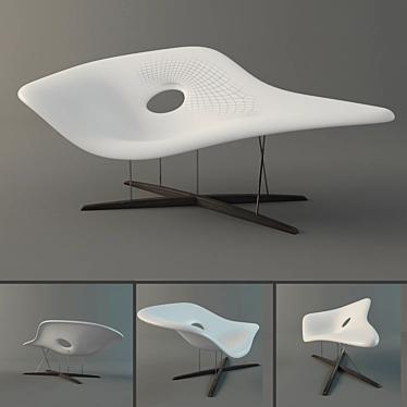 Original Dimension Chair 3D model image 1 