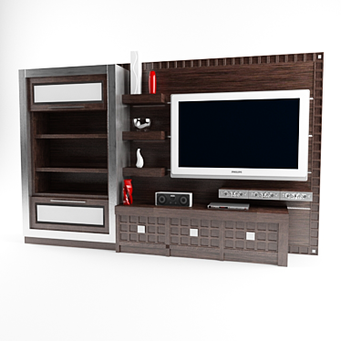 Title: ARCA Modernarito TV Wall Unit 3D model image 1 